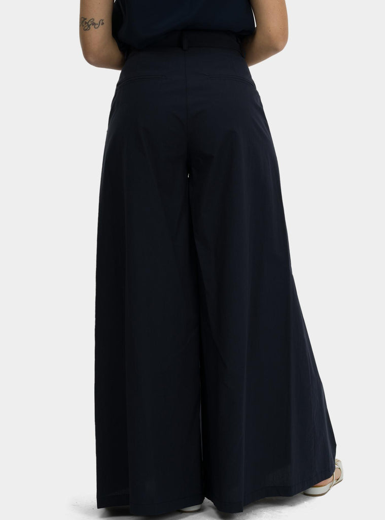 Pantalone palazzo in popeline night DP9782 NIGHT OTTO D'AME 