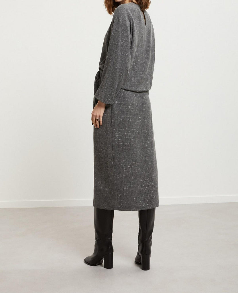 Gonna Pareo Grigio DN6256 VAR. UNICA OTTO D'AME 