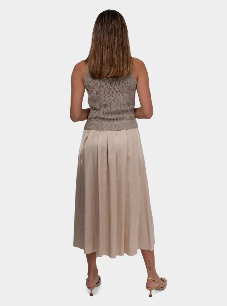 Abito donna tricot con paillettes S82121F05 B9263 B48 PESERICO 