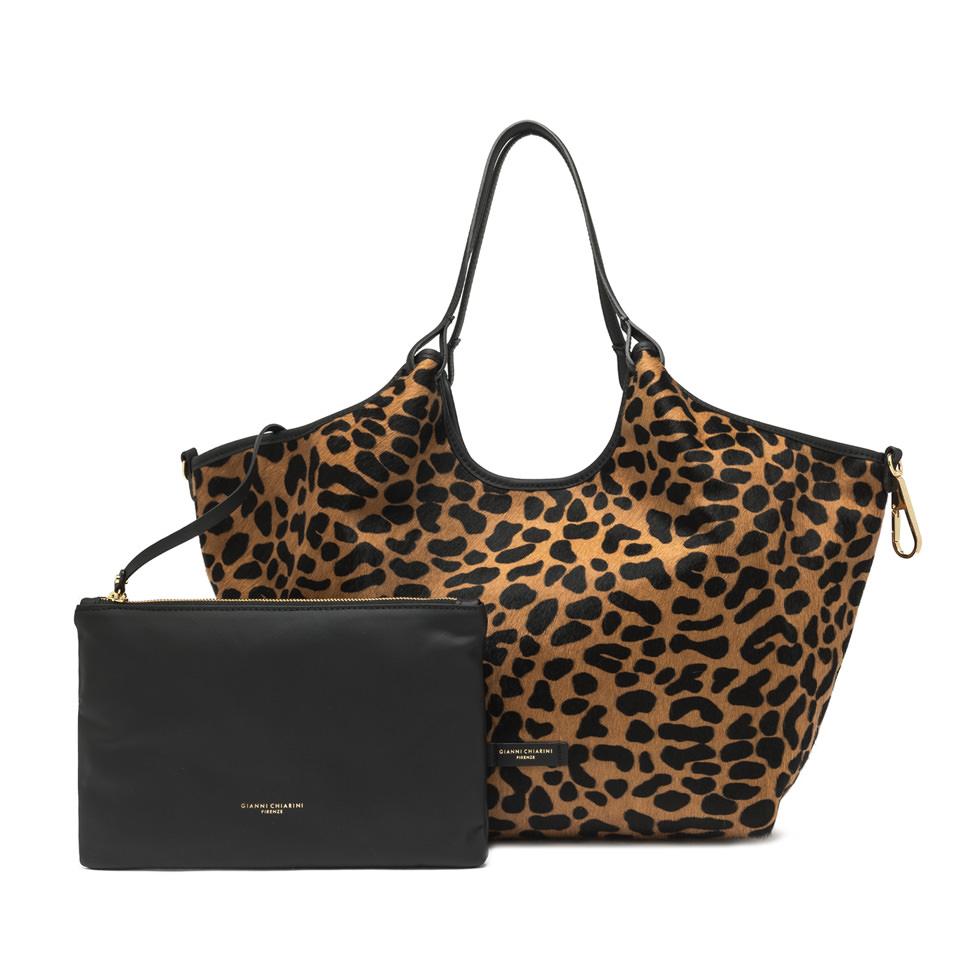 Borsa donna Dua grande Leo Nero BS 11112 CAV-PL LEO-NERO GIANNI CHIARINI 