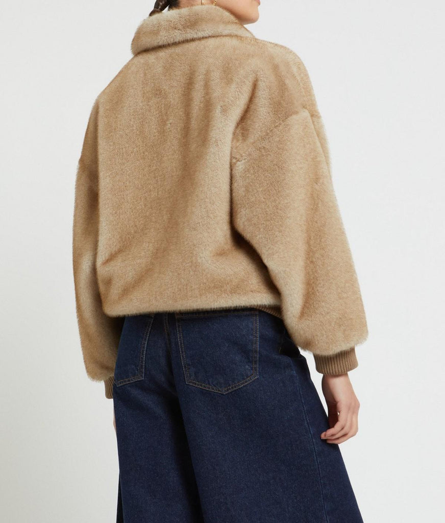 Giacca in ecopelliccia DJ0058 VAR UNICA OTTO D'AME 