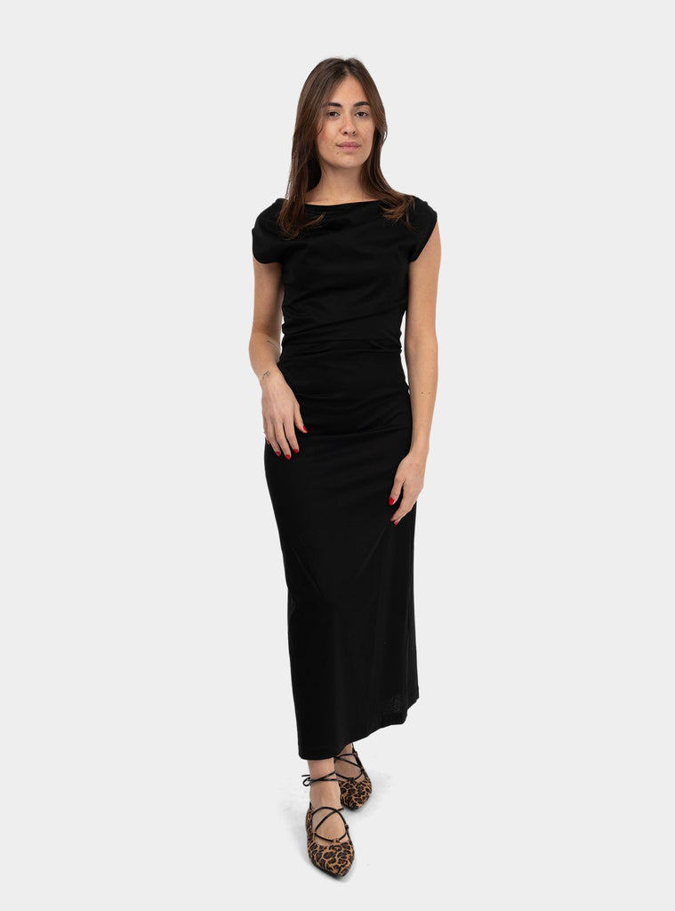 Abito midi in jersey Nero DA5235 NERO OTTO D'AME 