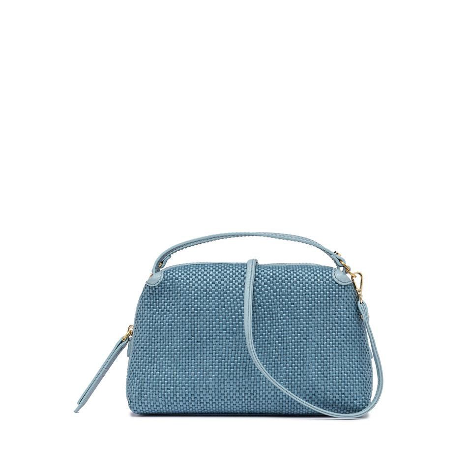 Borsa in pelle e tessuto Alifa sky BS 8788 CST-TKL SKY GIANNI CHIARINI 