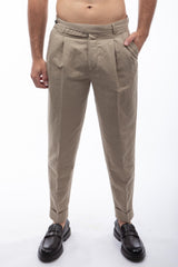 Pantalone con Pences Sabbia