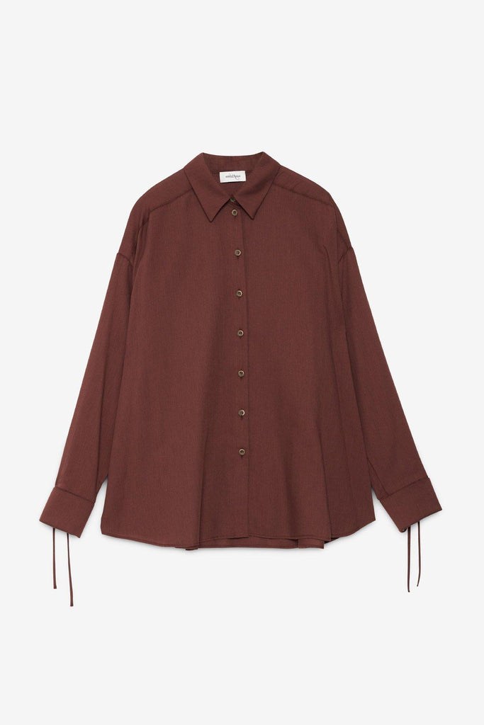 Camicia in cotone con stampa Terra DC5183 TERRA OTTO D'AME 