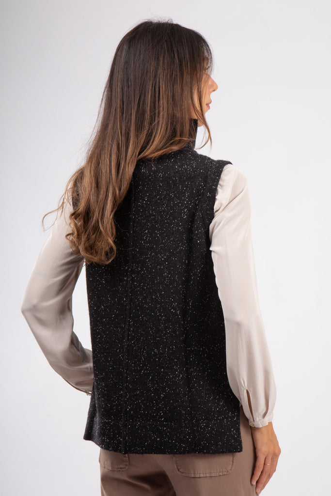 Gilet in maglia di lana 521SD53030 S3000 ALESSIA SANTI 