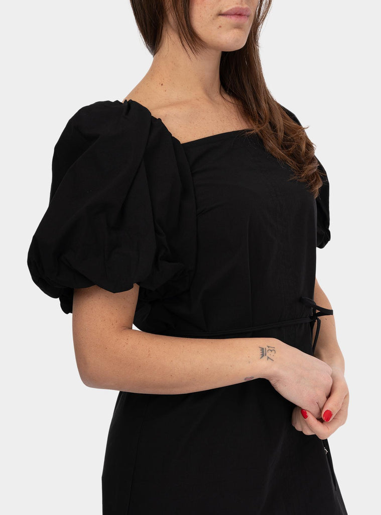 Abito corto in popeline Nero DA5257 NERO OTTO D'AME 