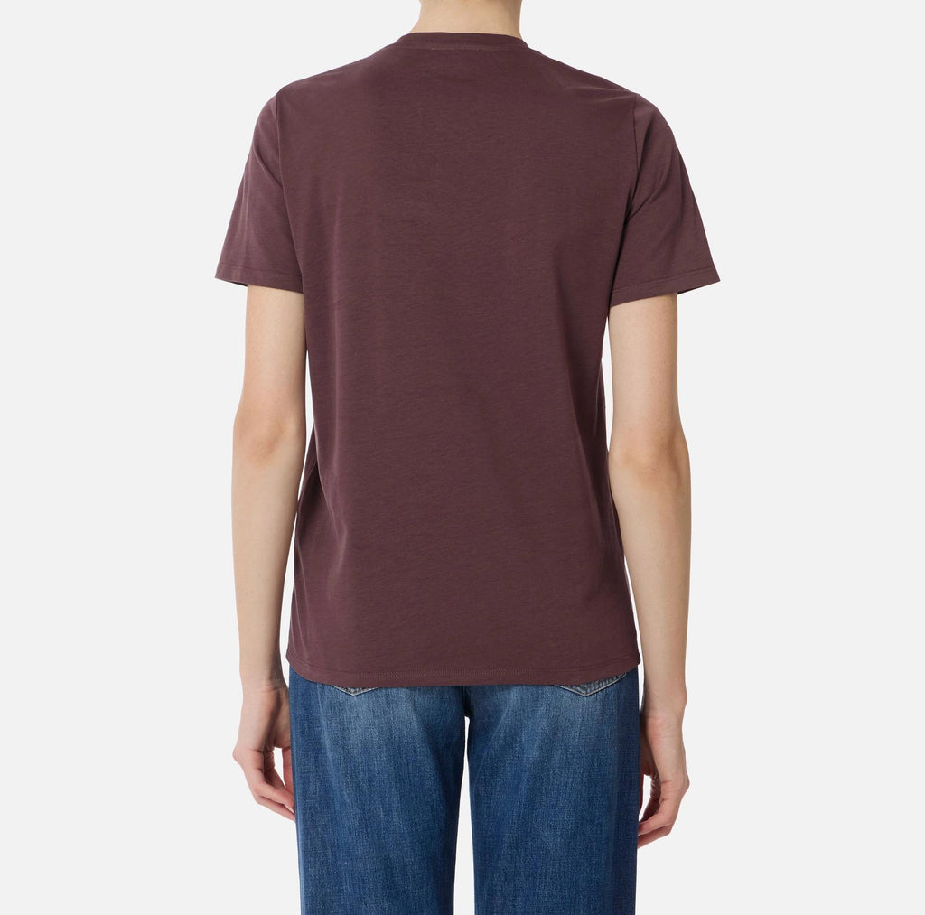 T-shirt in jersey di cotone con collana Merlot MA02856E2 EA4 ELISABETTA FRANCHI 