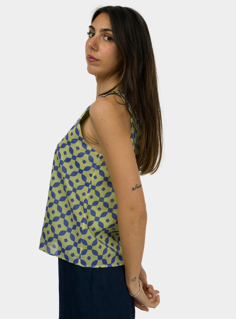 Top smanicato Platano SS25608T056 PLATANO NIU 