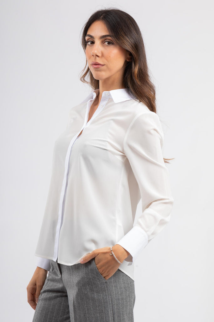 Camicia collo a vela S06700 7325H 03H PESERICO 