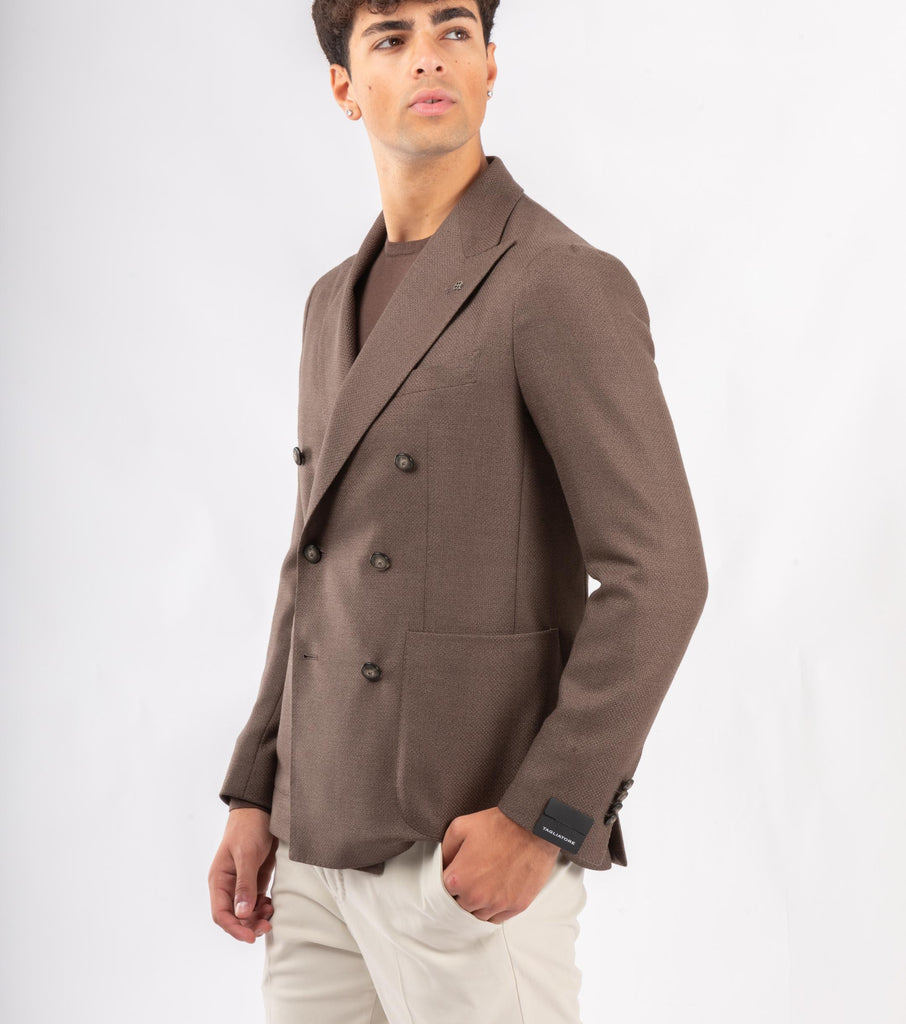 Blazer Doppiopetto Marrone 1SMC20K 120028 480 TAGLIATORE 