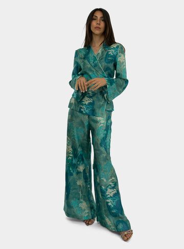 Pantalone Saul acquatic green SAUL 1311ACQUATIC GREEN HANAMI D'OR 