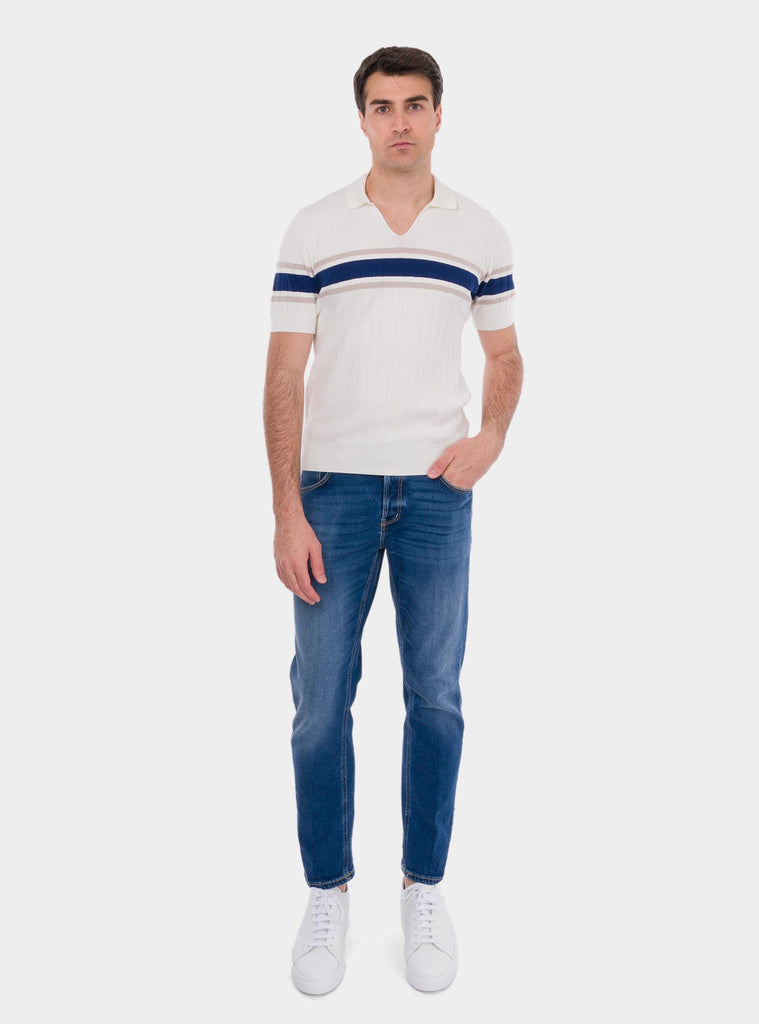 Polo uomo a mezza manica 57190/18042 005 GRAN SASSO 