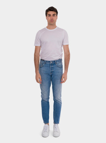 Jeans Reggae in denim di cotone TP05B0CA5630 ML38 PT PANTALONI TORINO 