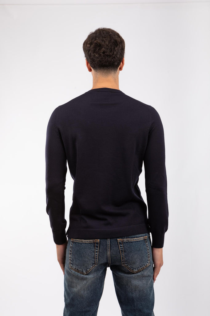 Maglia Girocollo Navy 57129/14820 598 GRAN SASSO 