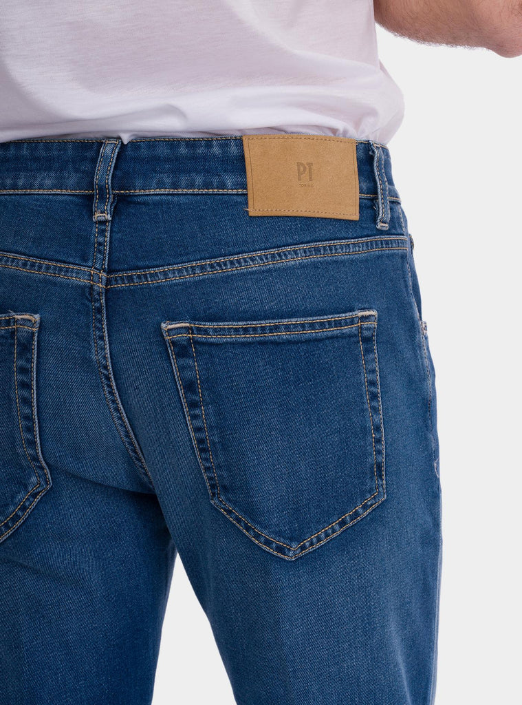 Jeans uomo reggea in cotone blu scuro TP05B0SH0220 MM87 PT PANTALONI TORINO 