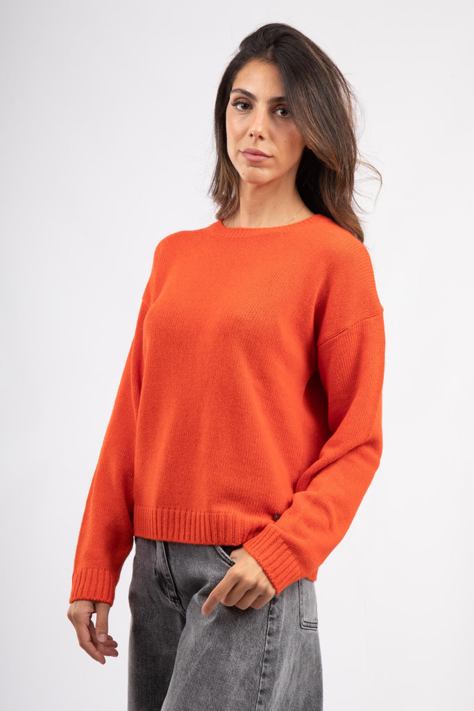 Maglia girocollo in misto lana e cashmere KOI AW25715W014 KOI NIU 