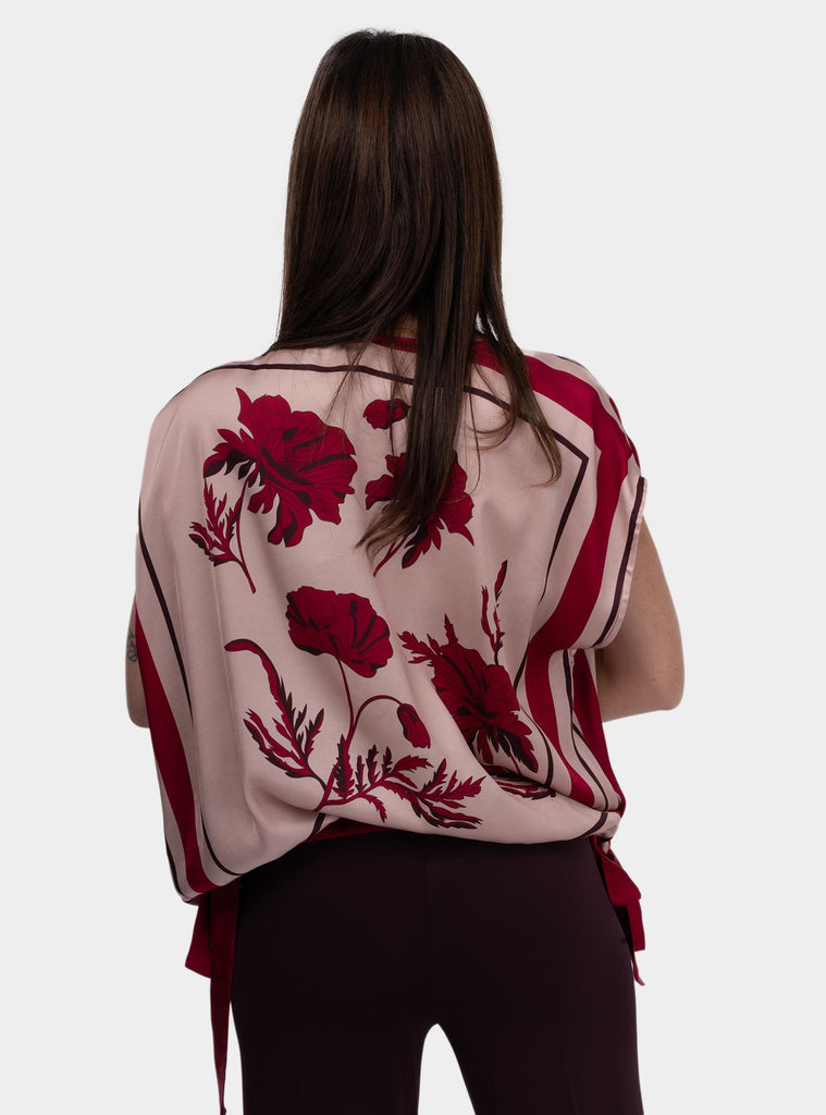 Blusa donna a fantasia FF0076 029 1ONE 