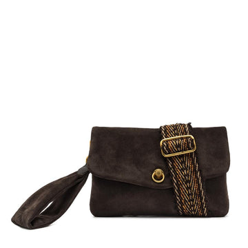 Borsa donna modello Mirea Moka BS 12030 CM-NASPM MOKA GIANNI CHIARINI 