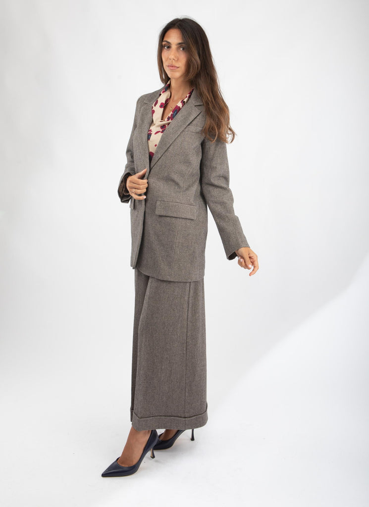 Giacca monopetto Grigio 521SD35010 529022-01 ALESSIA SANTI 