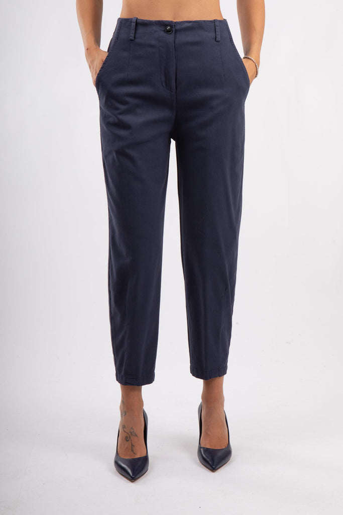 Pantaloni in cotone con tasche 521SD25010 S3982 ALESSIA SANTI 