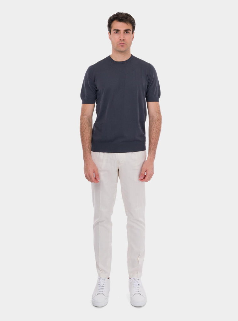 T-shirt uomo in maglia organic cotton 57136/21810 178 GRAN SASSO 