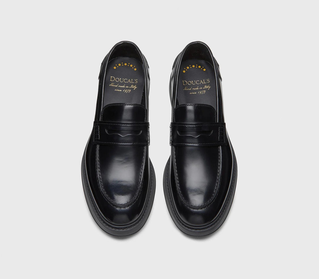 Mocassino in pelle nera DU2726BRUXUF188NN00 TRIUMPH NERO DOUCAL'S 