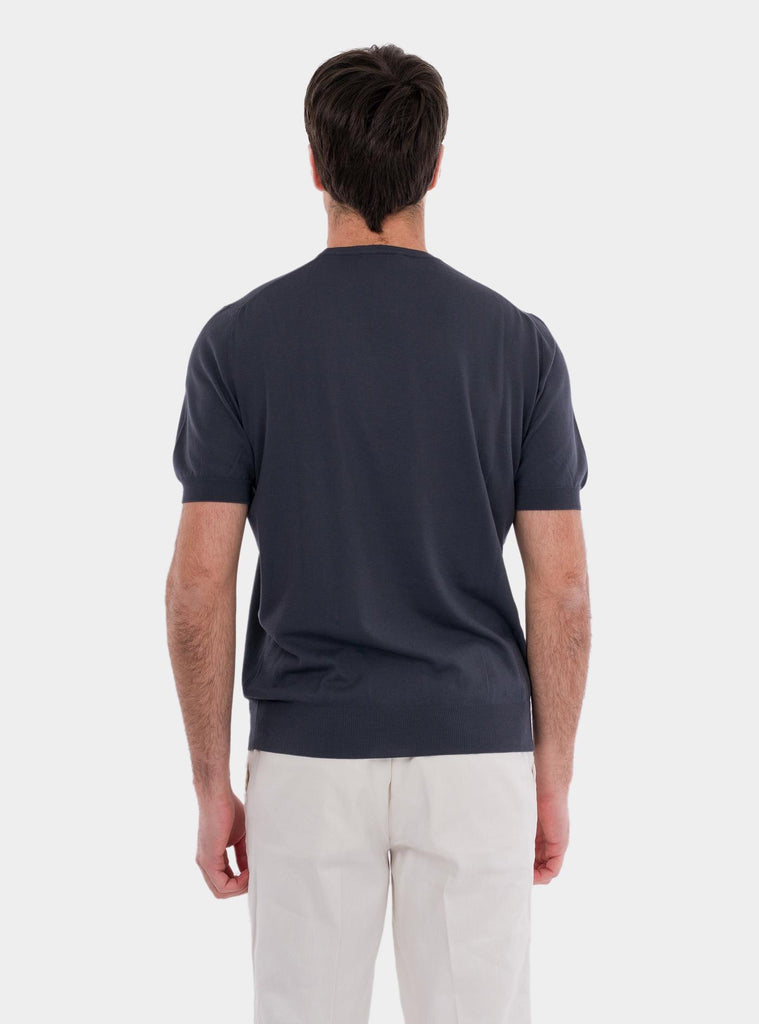 T-shirt uomo in maglia organic cotton 57136/21810 178 GRAN SASSO 