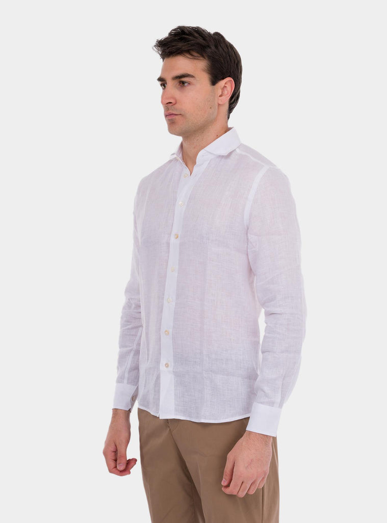 Camicia uomo in puro lino 61121/50001 001 GRAN SASSO 