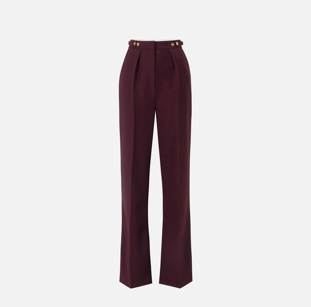 Pantaloni con accessorio gioiello Merlot PA09956E2 EA4 MERLOT ELISABETTA FRANCHI 