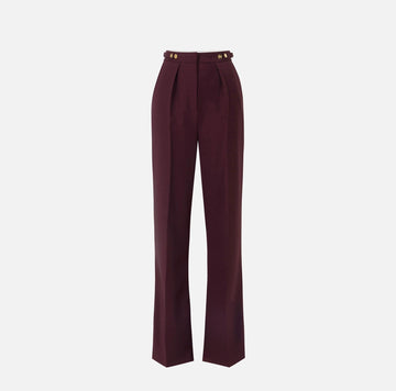Pantaloni con accessorio gioiello Merlot PA09956E2 EA4 MERLOT ELISABETTA FRANCHI 