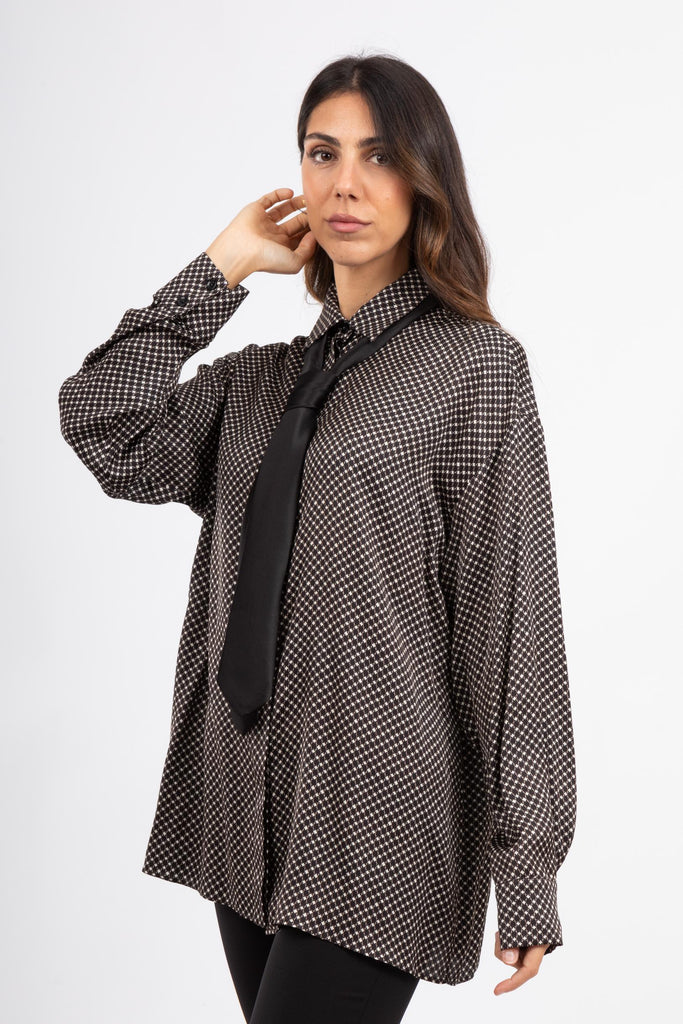 Camicia in satin 6SSM080STD ER18 0990 PT PANTALONI TORINO 