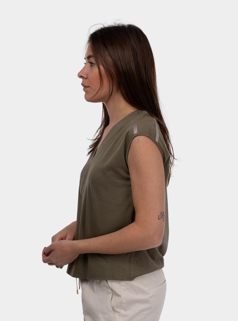 Maglia donna scollo v 60246/80566 485 GRAN SASSO 