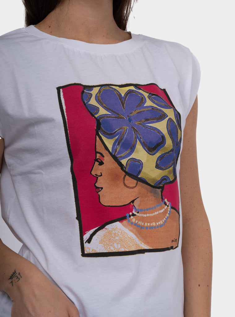 T-shirt donna cachoeira SS25599J003 BLANCO NIU 