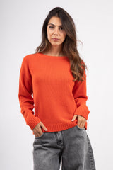 KOI wool and cashmere blend crew neck sweater