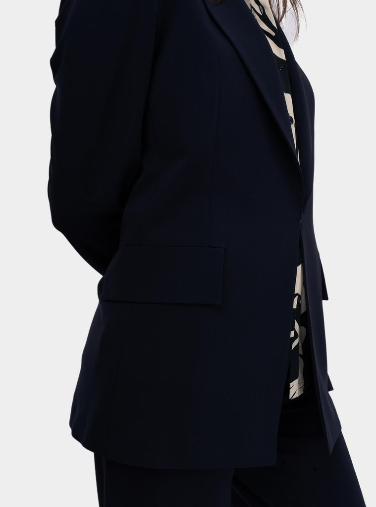 Giacca donna lunga jersey crepe FF0069-0104 019 1ONE 