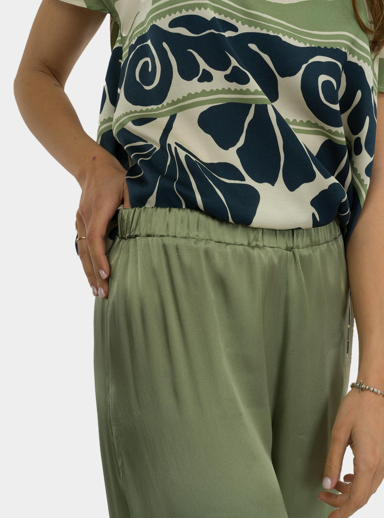 Pantalone fluido satin SFF0027-0103 026 1ONE 