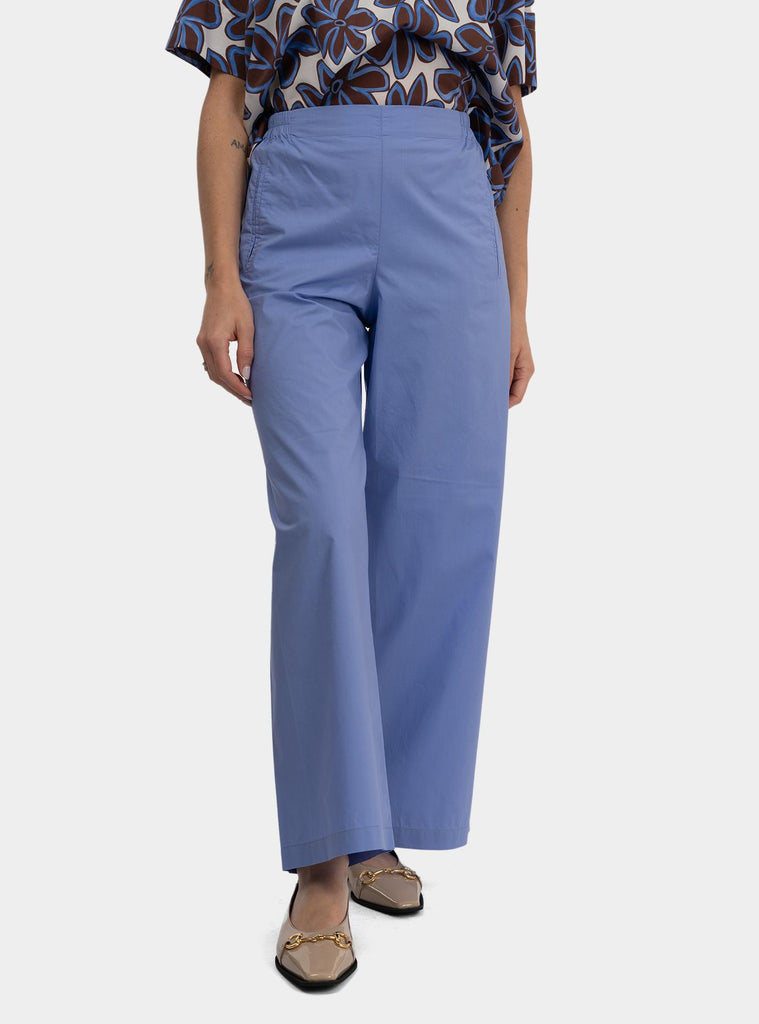Pantalone bojan con elastico in vita Glicine SS25211T001 AZUL NIU 