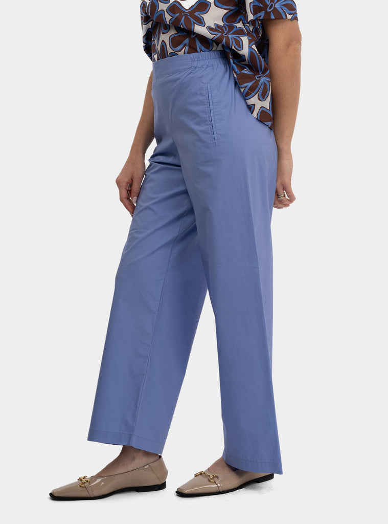 Pantalone bojan con elastico in vita Glicine SS25211T001 AZUL NIU 