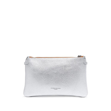 Borsa in pelle Hermy argento BS 3975 RNGDBL SILVER CAMMELLO GIANNI CHIARINI 