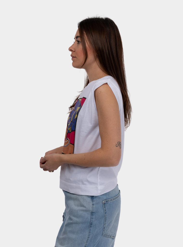 T-shirt donna cachoeira SS25599J003 BLANCO NIU 