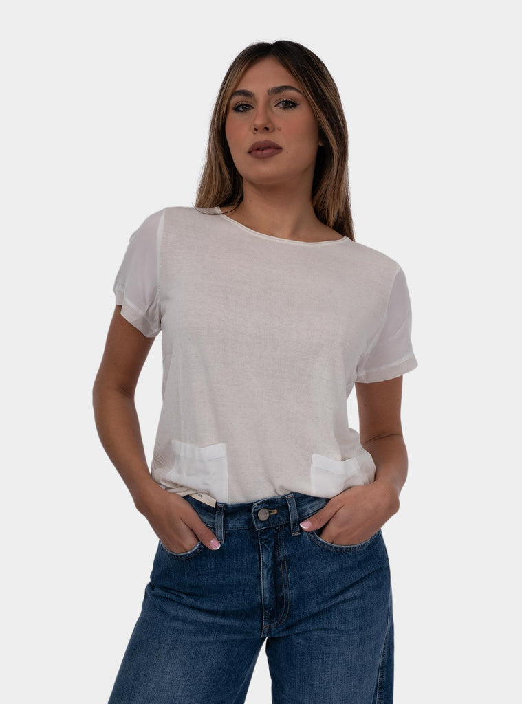 Maglia donna con taschini 511SD53006 S212 ALESSIA SANTI 