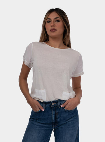 Maglia donna con taschini 511SD53006 S212 ALESSIA SANTI 