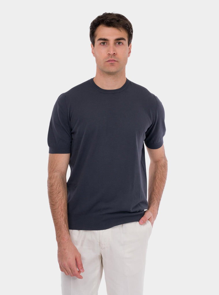 T-shirt uomo in maglia organic cotton 57136/21810 178 GRAN SASSO 