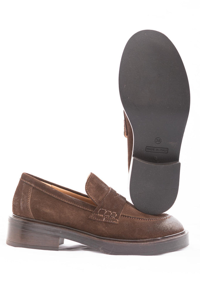 Mocassino Camoscio Testa di Moro 2687 VELOUR T MORO KOBRA 