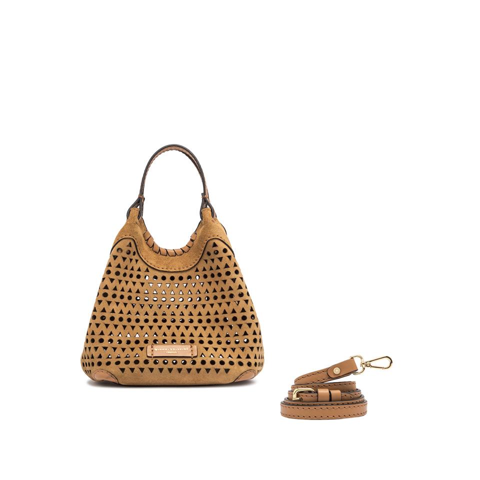 Borsa in pelle Due peanut butter BS 11678 CMLSR PEANUT BUTTER GIANNI CHIARINI 