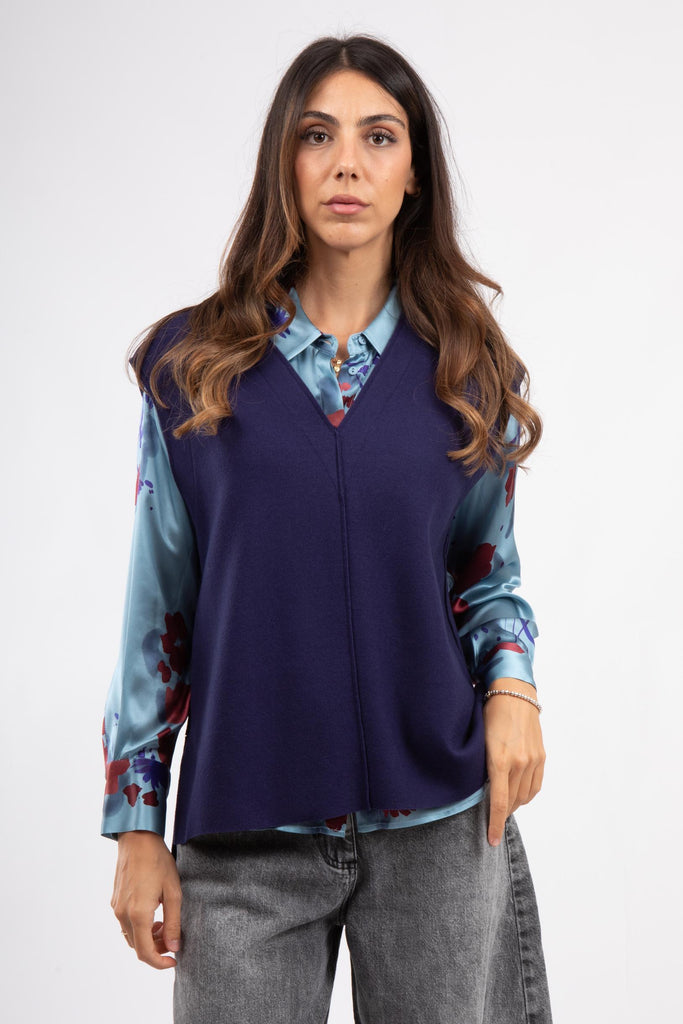 Gilet over Oceano AW25505J007 OCEANO NIU 