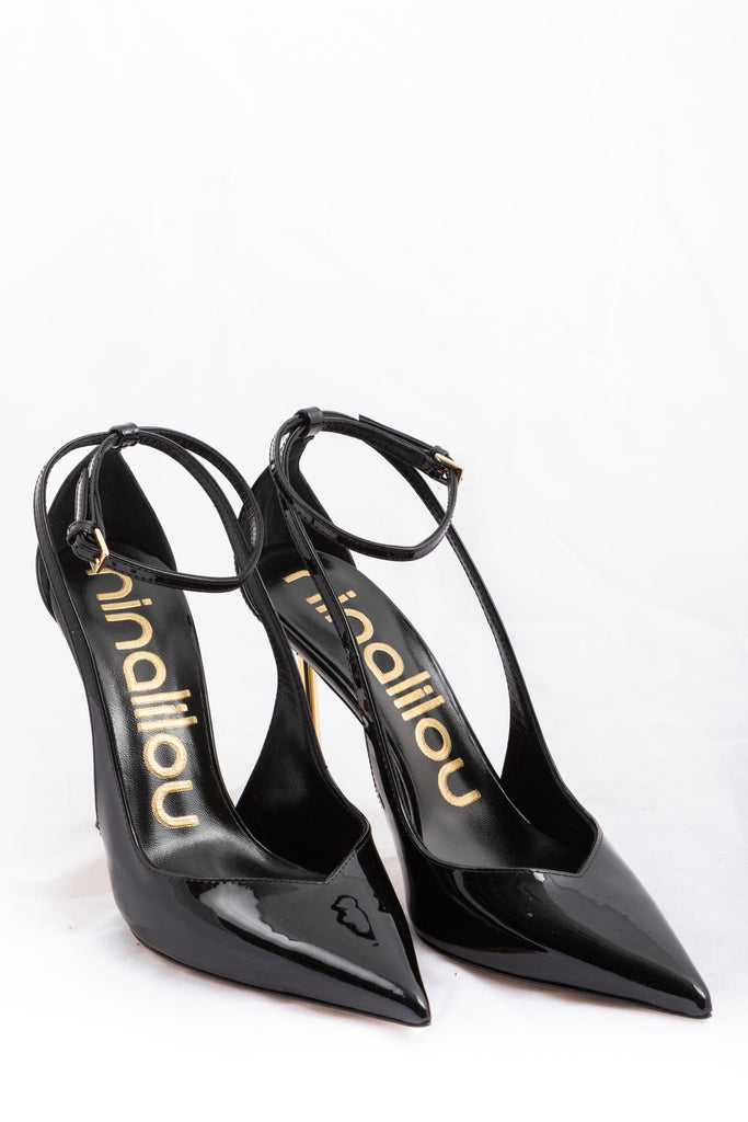 Decollete in vernice Nero 352557HL/11 VERNICE NERA NINALILOU 