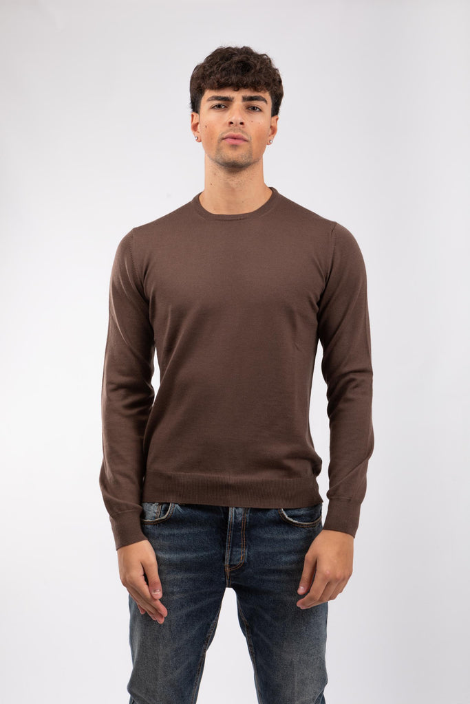 Maglia paricollo Marrone<BR/><BR/> 55167/14290 177 GRAN SASSO 