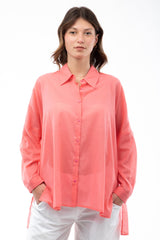 Camicia oversize in voile